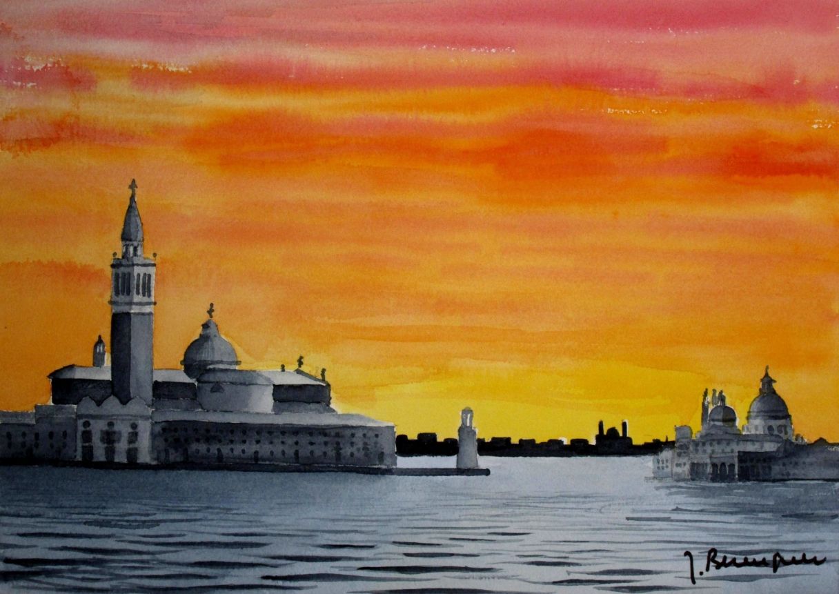 VENISE - COUCHER DE SOLEIL